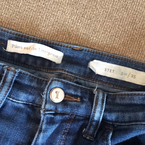 Pilcro & Letterpress Anthro Skinny Distressed - Picture 7 of 8